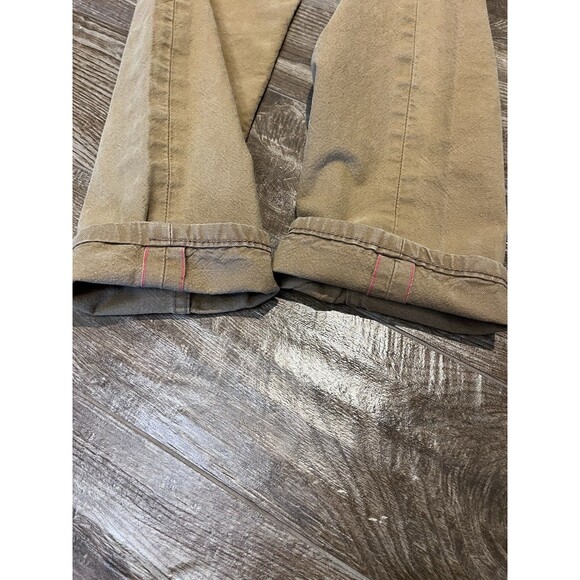 Naked & Famous Denim Weird Guy Pants Mens 29 (29x32) Brown Duck Canvas Selvedge - Picture 6 of 16